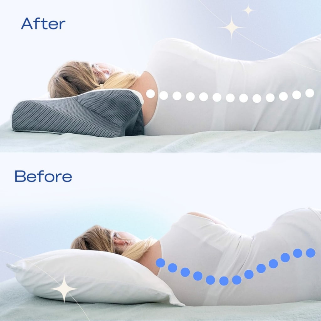 WelCouch Contour Relief Pillow