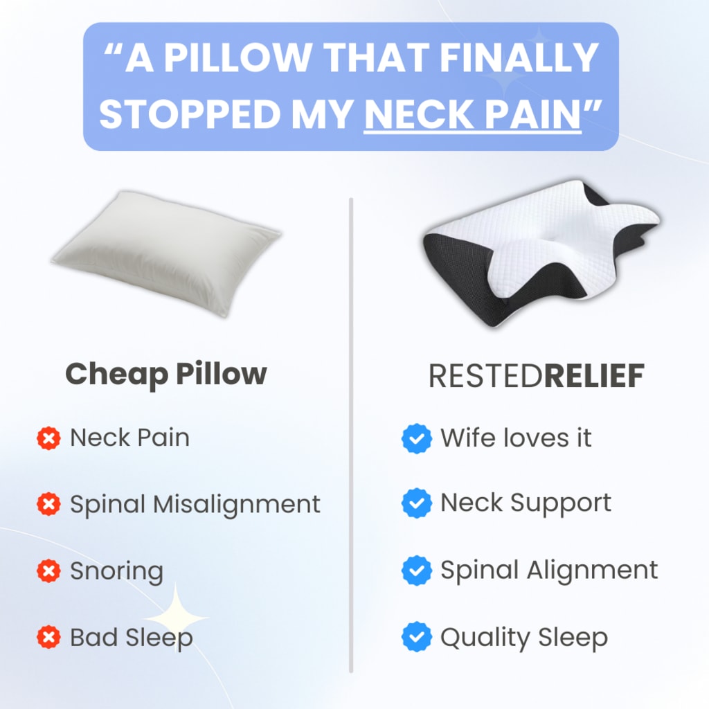 WelCouch Contour Relief Pillow