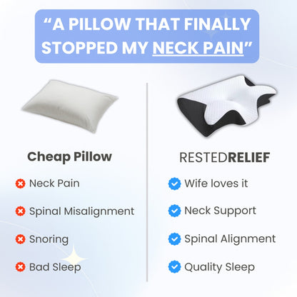WelCouch Contour Relief Pillow